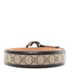 GG Plus Monogram Niagara Lux Calfskin Interlocking G 40mm Belt 85 34 Beige Ebony Cocoa - 图片 2