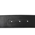Calfskin Interlocking G Belt 90 36 Black - 图片 4