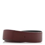 Epsom Box 42mm Belt Strap 95 38 Black Rouge Grenat