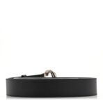 Calfskin Interlocking G Belt 90 36 Black - 图片 2