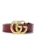 Plutone Calfskin Double G 30mm Belt 75 30 Rosso