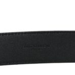 Calfskin Monogram Square Buckle Belt 85 34 Black - 图片 3