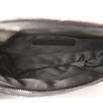 Metallic Goatskin Quilted Banane Waist Bag Fanny Pack Silver - 图片 5