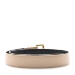 Smooth Calfskin Monogram Square Buckle Belt 75 30 Dark Beige - 图片 2