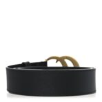Calfskin Double G 40mm Belt 90 36 Black - 图片 3