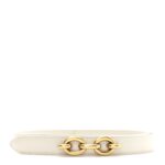 Smooth Calfskin 20mm Cintura Belt 75 30 Creme Soft