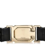 Lambskin Ruched Crystal CC Belt 75 30 Black - 图片 3