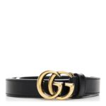 Calfskin Double G 20mm Belt 75 30 Black