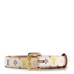 Monogram Multicolor Belt 80 32 White