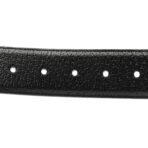 Textured Dollar Calfskin 40mm Belt 95 38 Black - 图片 5