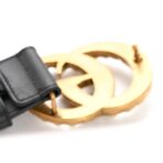 Moon Calfskin Pearl Double G 40mm 75 30 Belt Black Cream - 图片 8