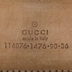 Monogram Interlocking G Belt 90 36 Dark Brown - 图片 5