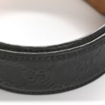 Guccissima Signature Interlocking G Belt 100 40 Black - 图片 9