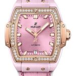 Hublot Spirit Of Big Bang Pink Ceramic King Gold Diamonds Watch - 39 mm - Pink Dial-665.RO.891P.LR.1204