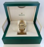 Rolex Day-Date 41 Yellow Gold Champagne Diamond Dial & Fluted Bezel President Bracelet - 218238 - 图片 2
