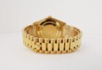 Rolex Day-Date II Yellow Gold 41mm Black Roman Fluted President Bracelet 218238 - 图片 9